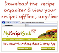 MyRecipeBook Desktop App 2