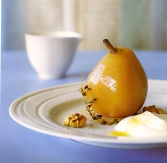 Sweet and Savoury Honeyed Pears