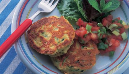Courgette fritters