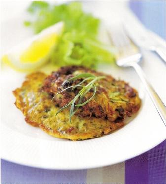 Oyster and Courgette Fritters